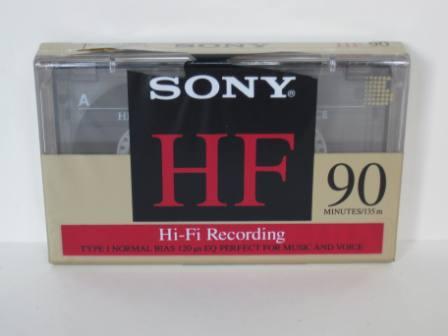 Sony HF 90 Minute Hi-Fi Recording Type I Cassette Tape (SEALED)